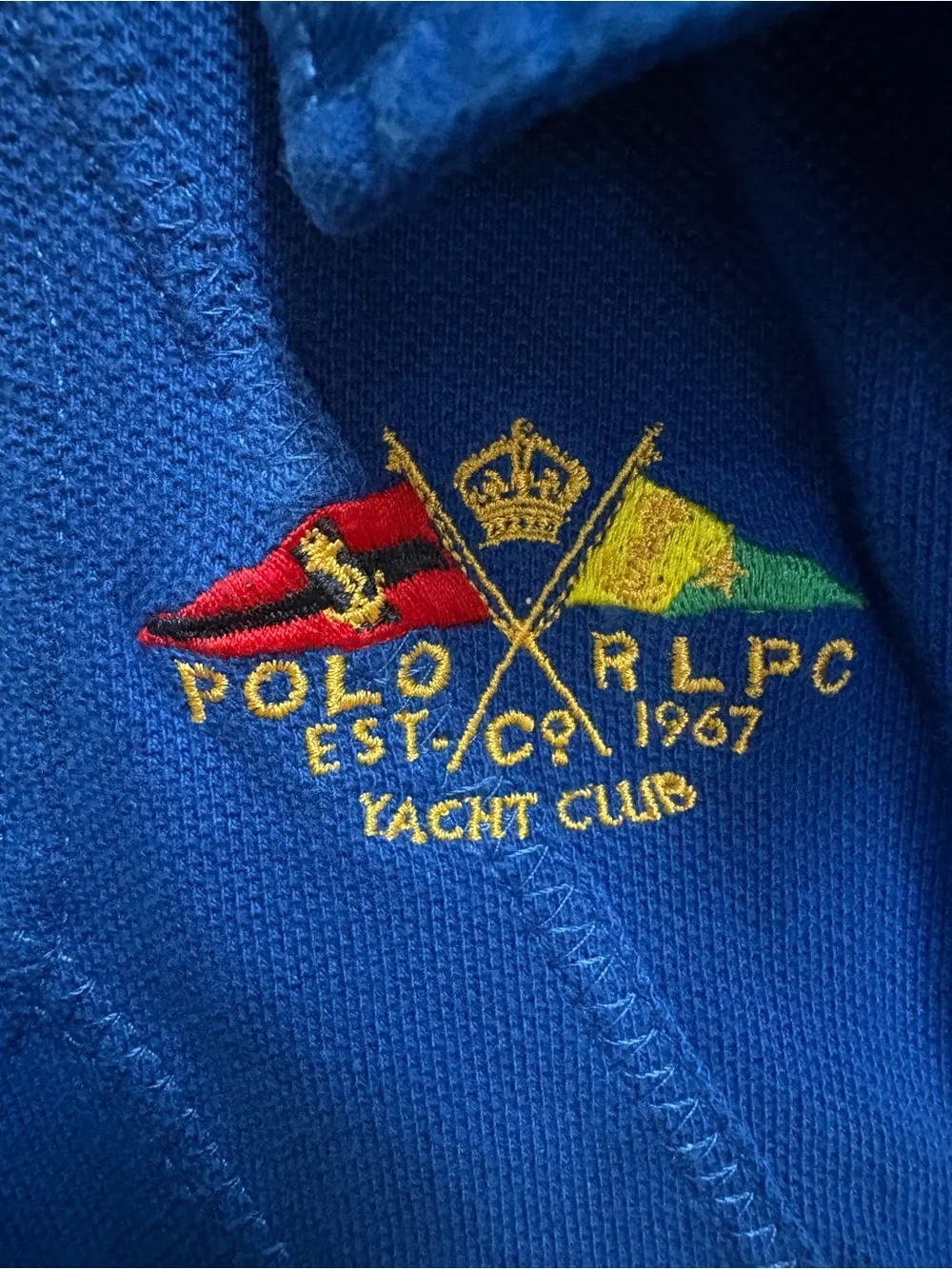 Ralph Lauren Long Sleeve Infant Boy Cotton Coverall Size 9 M